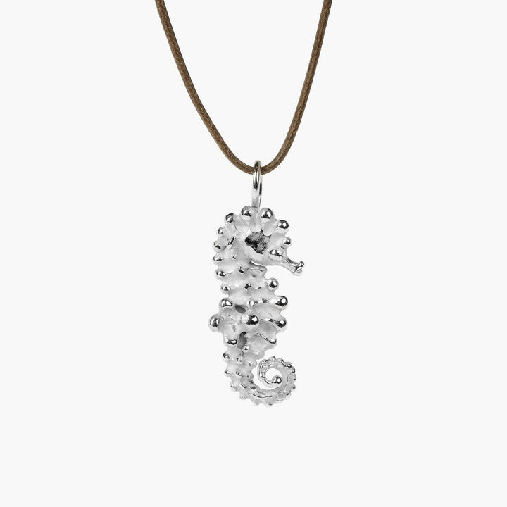 Tropical Seahorse Long Tail Pendant M
