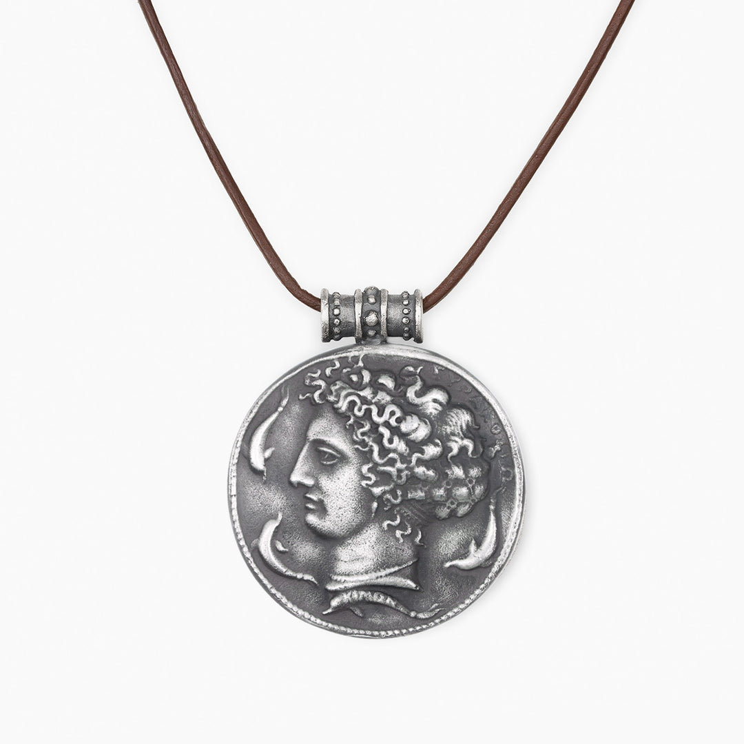 Ciondolo Moneta Greca Aretusa 2