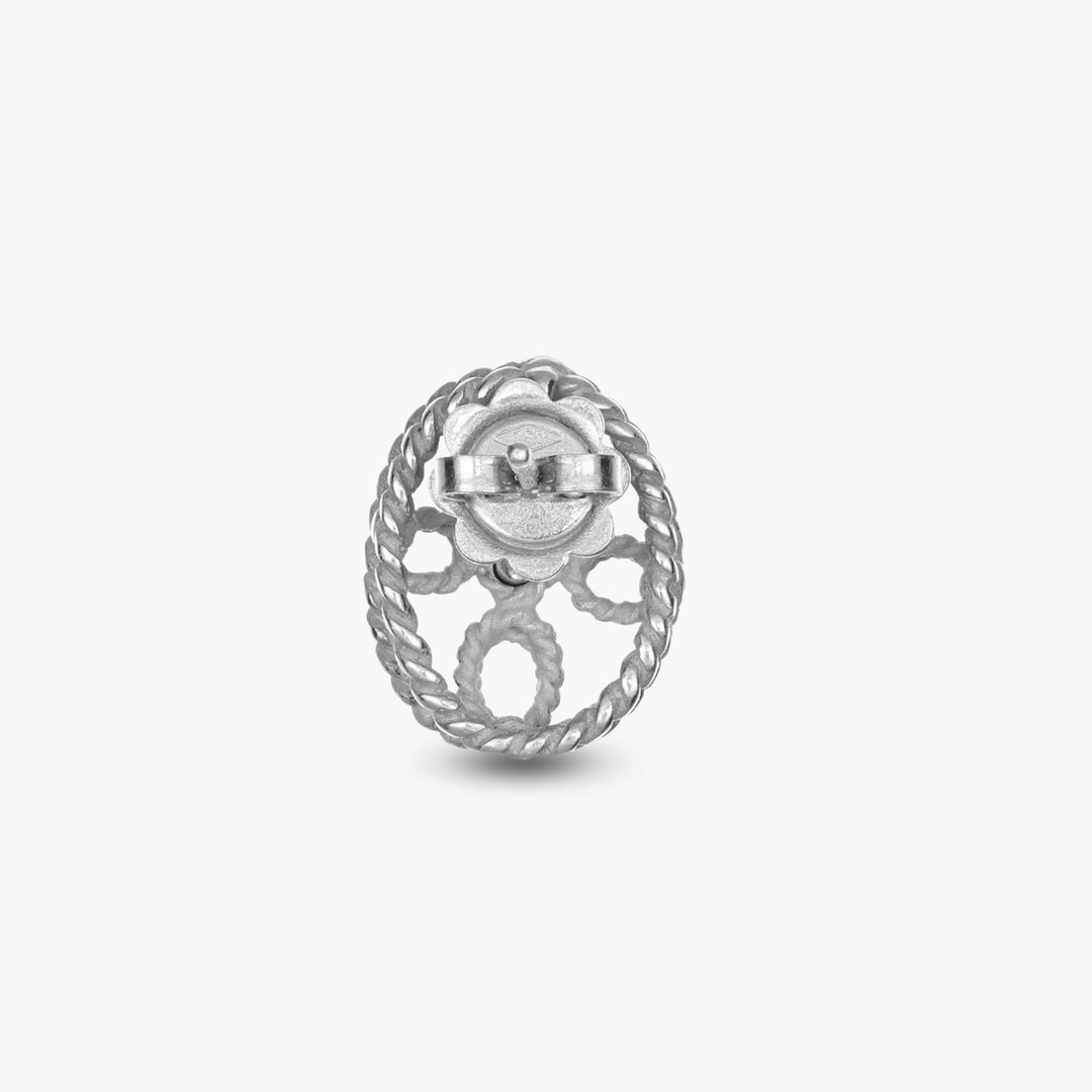 MassimoIzzoJeweler_BraidedOvalEarrings_WhiteGold18kt_Retro