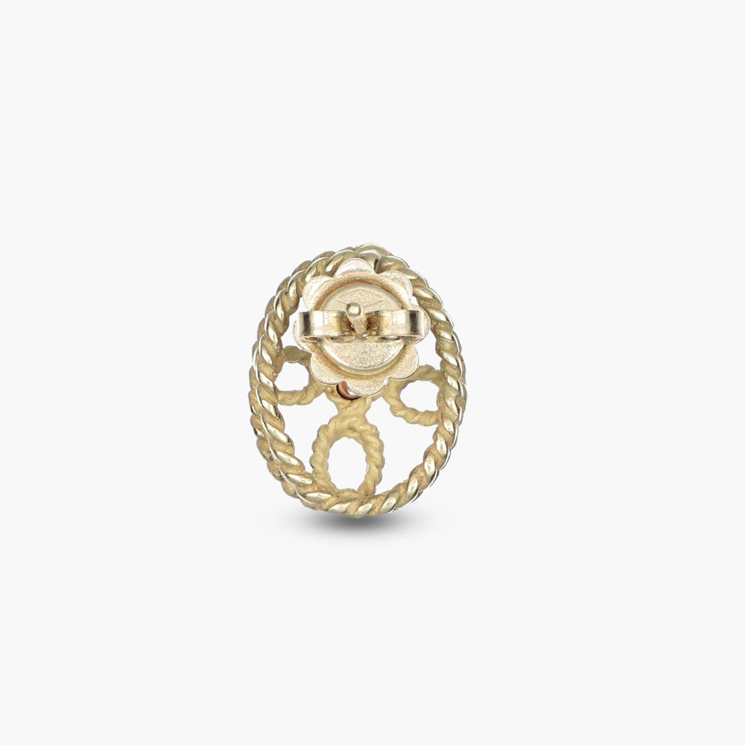MassimoIzzoJeweler_BraidedOvalEarrings_YellowGold18kt_Retro