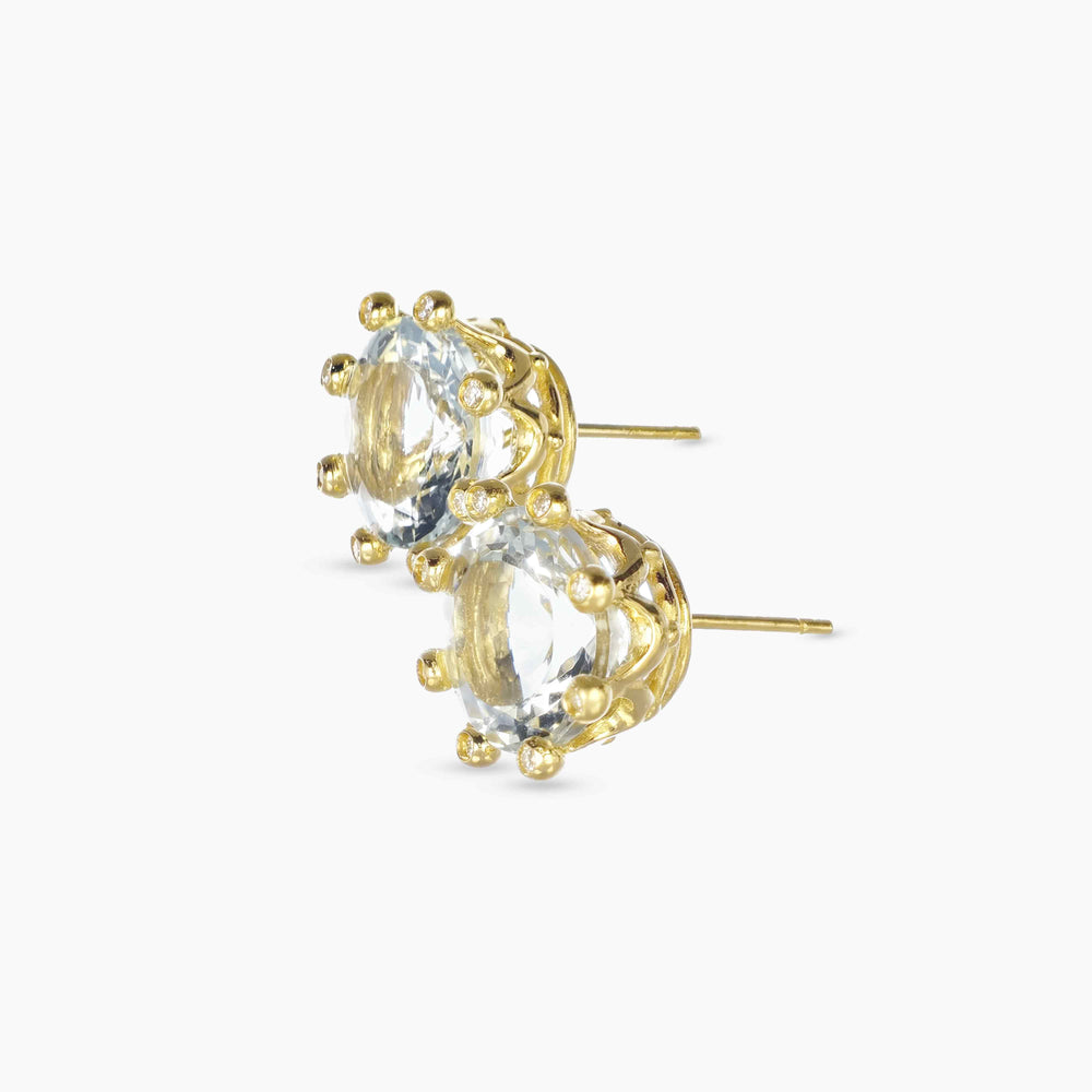 MassimoIzzoJeweler_CrownEarrings_YellowGold18kt_Acquamarine_Diamonds_lato
