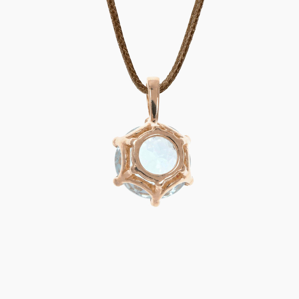 MassimoIzzoJeweler_CrownPendant_RoseGold18kt_Acquamarine_Diamonds_retro