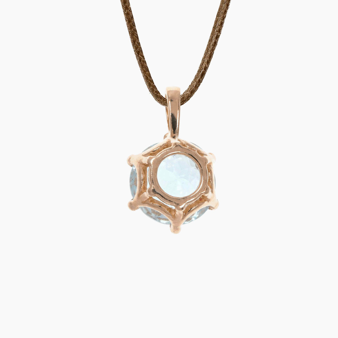 MassimoIzzoJeweler_CrownPendant_RoseGold18kt_Acquamarine_Diamonds_retro