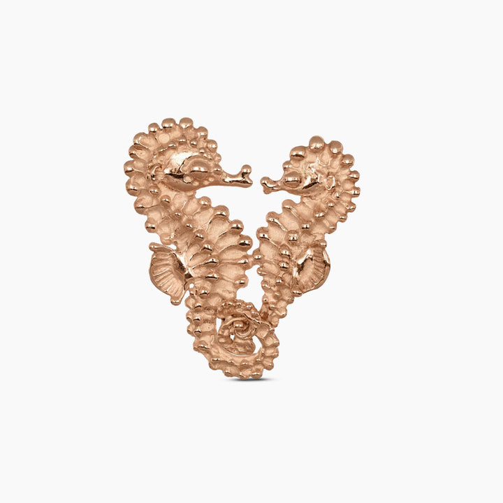 MassimoIzzoJeweler_HeartSeahorsePendant_Rosegold_Fronte