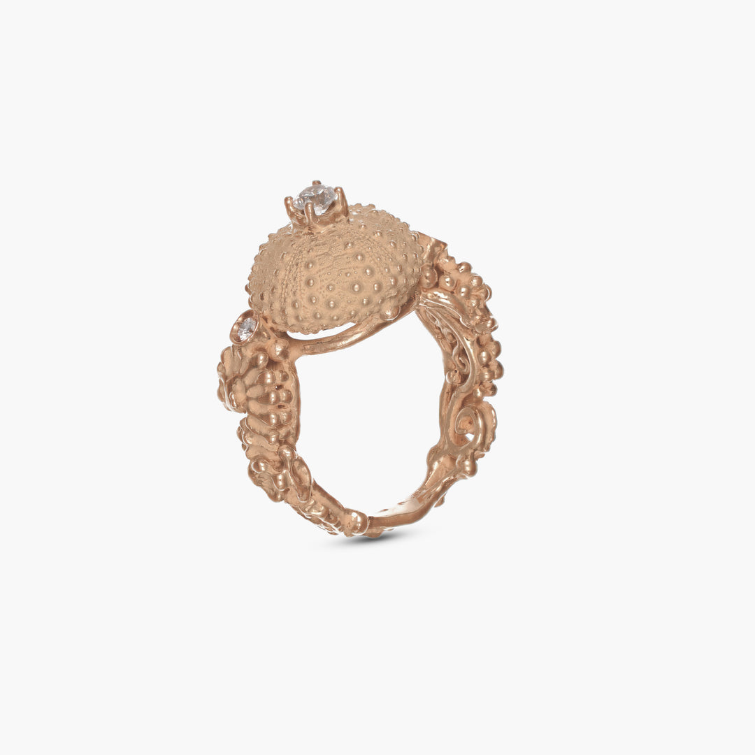 MassimoIzzoJeweler_SeaUrchinRingS_RoseGold18kt_Diamonds_Principale