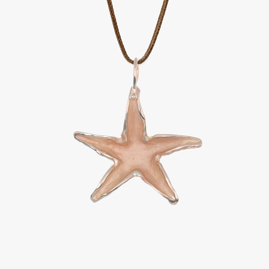 MassimoIzzoJeweler_TropicalBrightStarfishPendant_Rosegold18kt_Diamonds_Retro